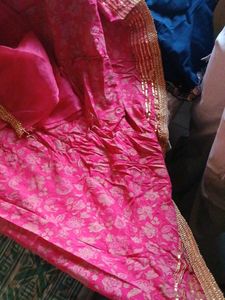 Vibrant Pink Floral Kurta Set