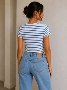 Classic Blue Striped T-Shirt