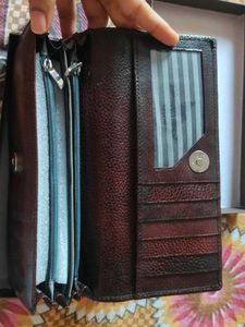 UNUSED)Moochies Textured leather Wallet