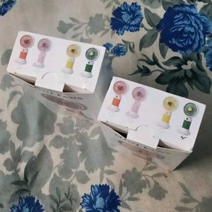 Cute Mini Portable Handheld Fan 2pc