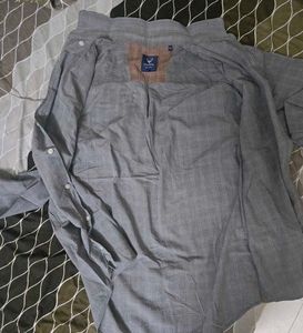 Men's Grey Checkered Shirt size 40