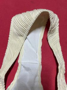 Cream Textured Bikini Bottom 32-34-36 tk ko