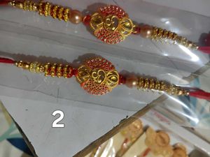 Designer Rakhi Bracelet  any 3 with tilak