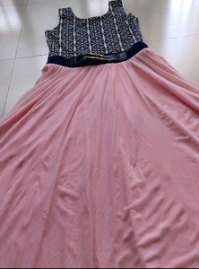 Flared Pink Frock For Pretty Girls 🩷💃