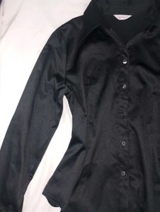 Classic Black Button-Up Shirt
