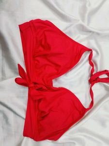🇳🇿💫🎀Red Halter Bikini Top
