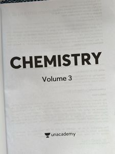 Unacademy Chemistry Volume 3 Book