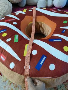 Giant Donut Plush Pillow