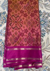 Pochampalli  silk Saree n bag