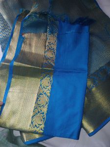 Beautiful Semi bridal Silk Saree with Blouse