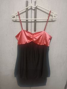 pink and black singlet streep one piece