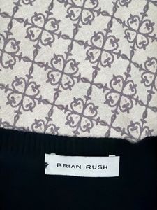 Brian Rush Black Knit Sweater