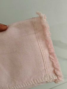Pink High-Waisted Denim Jeans