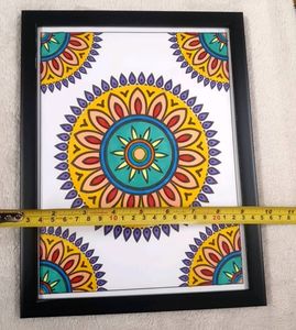 Handmade Mandala Painting Frame