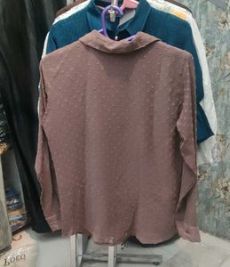 Brown Long Sleeve Shirt