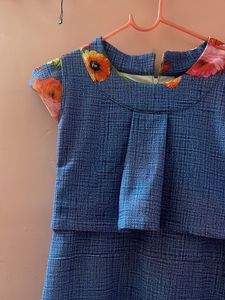 Floral Blue Dress