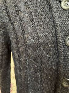 Chunky Knit Turtleneck Cardigan