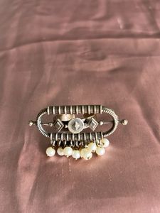Elegant Pearl &amp; Diamond-Inspired Brooch