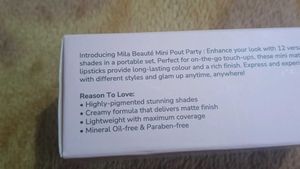 MILA BEAUTE Minis Pout Party Lipstick