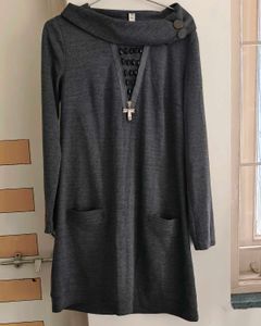 Elegant Grey Dress