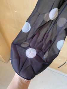 Polka Dot Ruffle Blouse