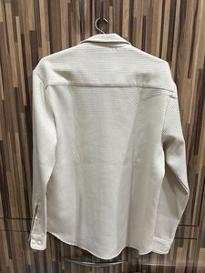 Men's Textured Button-Up Shirt
