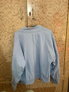 Blue Quarter Zip Sweatshirt