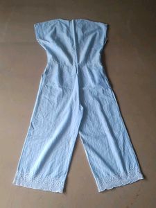 Beautiful Jumpsuit Sky Blue With Pockets