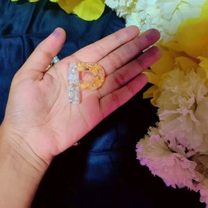 Resin Alphabet Keychain