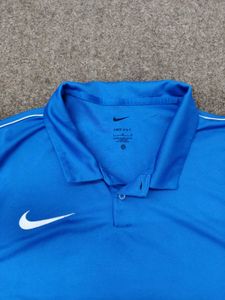 Nike Blue Short Sleeve Polo Shirt