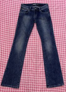 Y2K low flared jeans