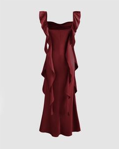 LITTLEBOX Elegant Ruffle Trim Dress