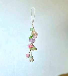 lotus phone charm