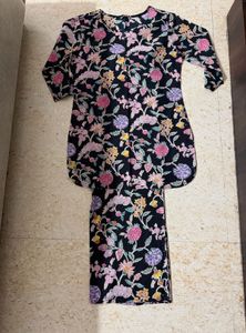 (S) Floral Print Co-ord Set