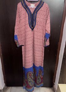 Boho Print Ethnic Gown