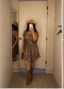 Leopard Print Mini Dress