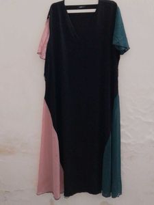 Color Block Maxi Dress