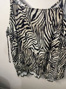 Zebra Print Camisole Top