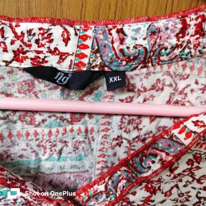 Bohemian Patchwork Print Tunic Top