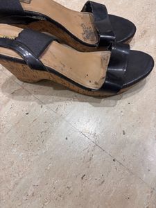 Black Delco Heeled Sandals