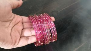 Set of 12 onion Pink Bangles