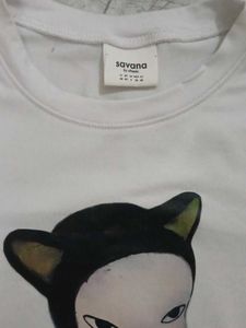 Cute Graphic Print T-Shirt