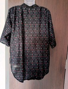 Patterned Short Sleeve Tunic