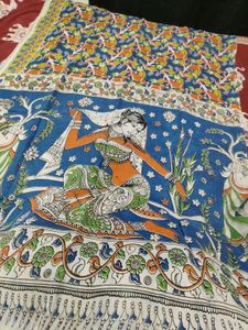 cotton kalamkari saree