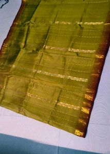 Multi Colour Pure Kanchi Pattu Saree