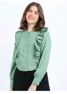 ruffle shirt top