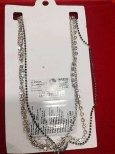 Elegant Layered Rhinestone Necklace