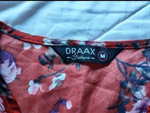 Floral Print Skater Dress by Draax Fashions