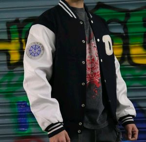 Leather Varsity Jacket (Unisex)