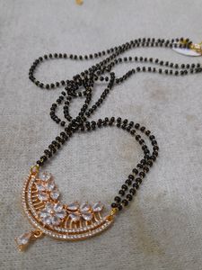 Ad Diamond 💎 Rose Gold Polish Mangalsutra